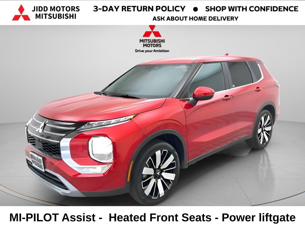 Red 2025 Mitsubishi Outlander SUV / Crossover Front-Wheel Drive Continuously Variable Transmission