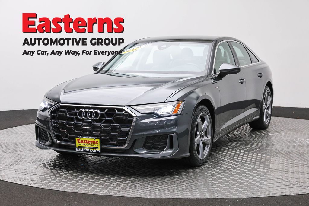 Black 2024 Audi A6 Sedan All-Wheel Drive 7-Speed Automatic