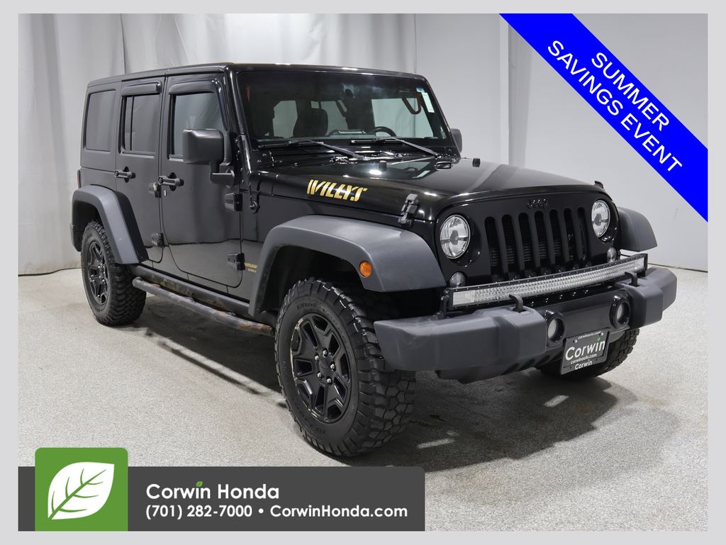 Black Clearcoat 2015 Jeep Wrangler SUV / Crossover Four-Wheel Drive 5-Speed Automatic