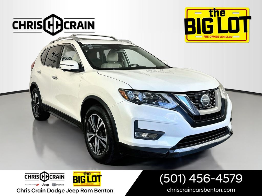 Pearl White 2020 Nissan Rogue SUV / Crossover Front-Wheel Drive Continuously Variable Transmission