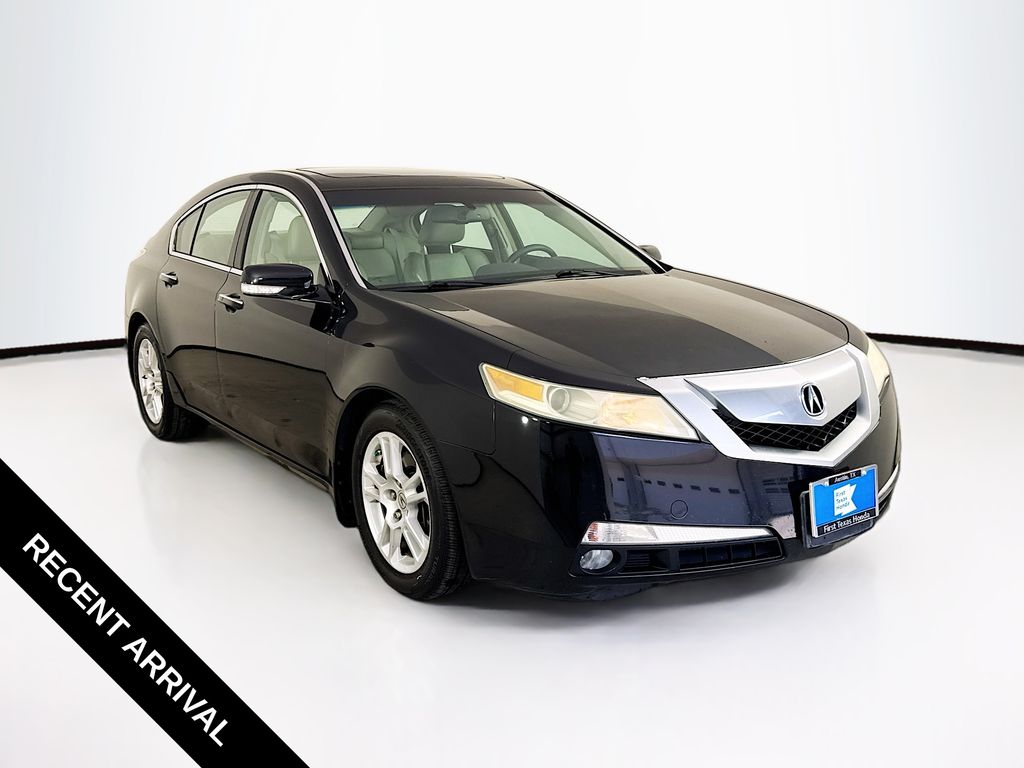 Crystal Black Pearl 2009 Acura TL Sedan Front-Wheel Drive 5-Speed Automatic