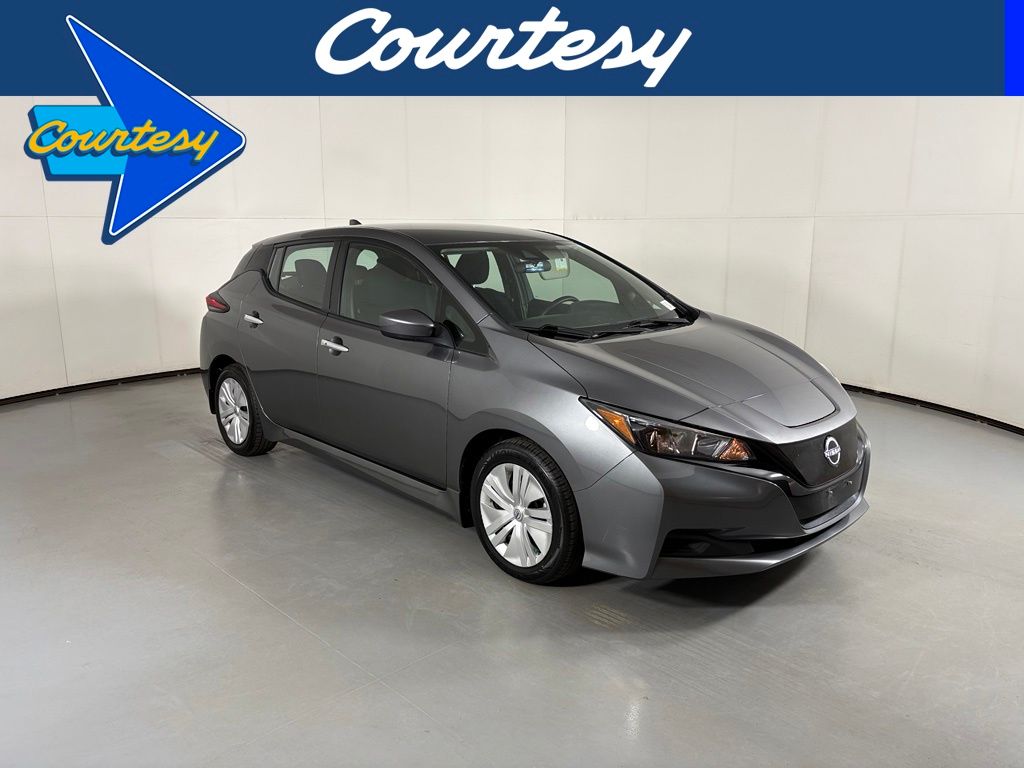 Gray (Gun Metallic) 2025 Nissan LEAF Hatchback Front-Wheel Drive Automatic