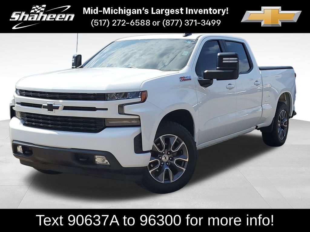Summit White 2020 Chevrolet Silverado 1500 Pickup Truck Four-Wheel Drive 8-Speed Automatic