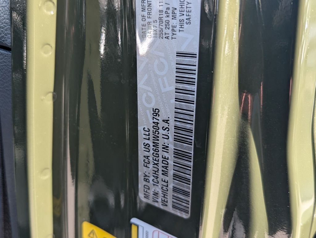 used 2021 Jeep Wrangler car, priced at $19,500