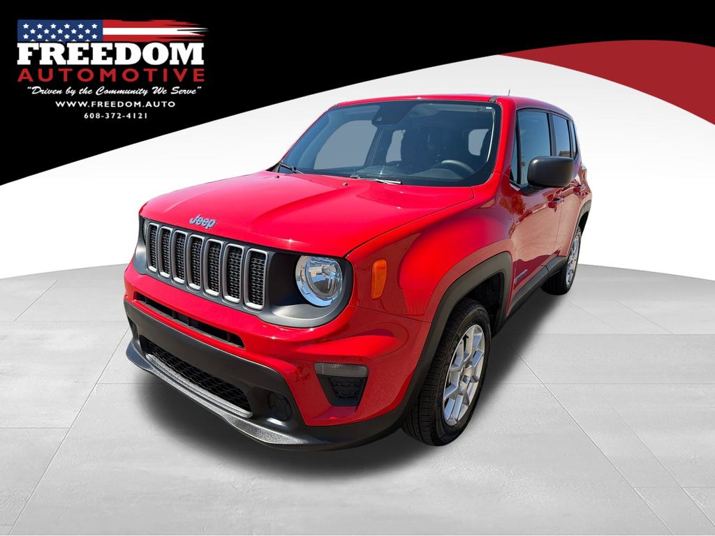 Colorado Red Clearcoat 2023 Jeep Renegade SUV / Crossover Four-Wheel Drive 9-Speed Automatic
