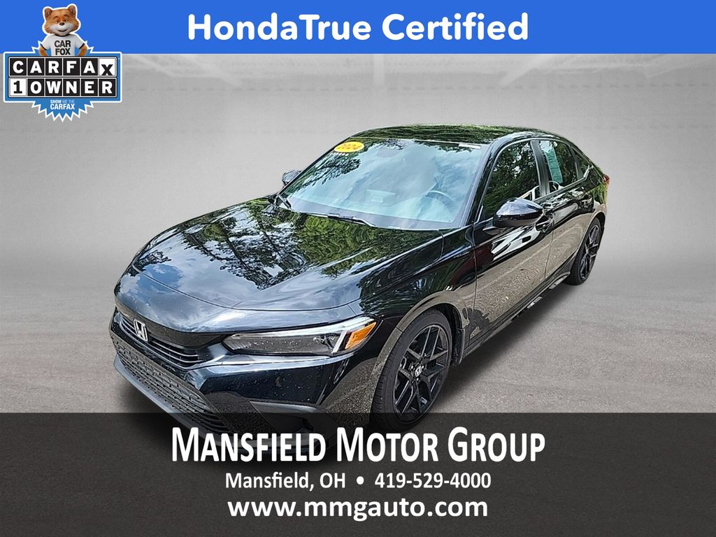 Crystal Black Pearl 2024 Honda Civic Sedan Front-Wheel Drive Continuously Variable Transmission