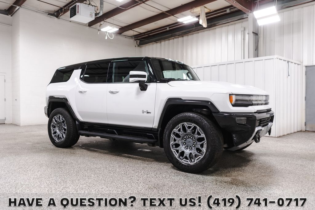 Interstellar White 2024 GMC Hummer EV SUV 3X AWD SUV / Crossover All-Wheel Drive 1-Speed Automatic