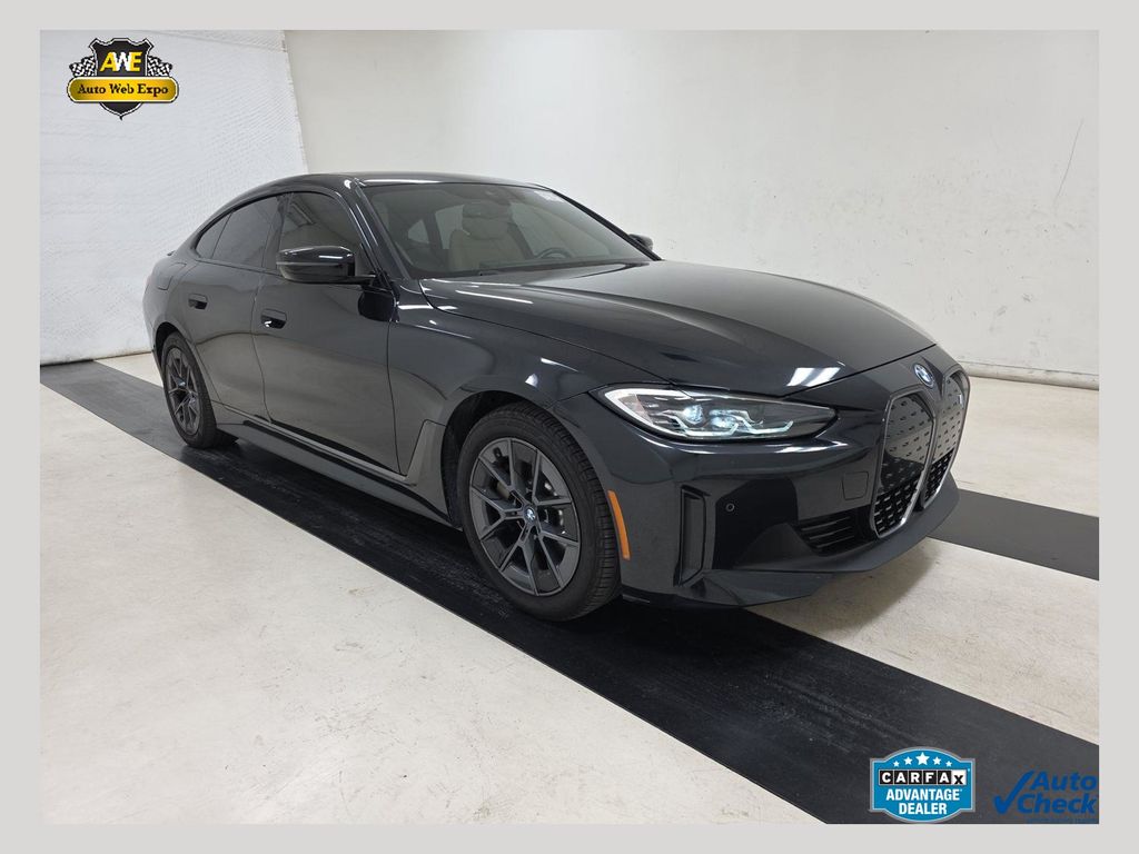 Black Sapphire Metallic 2023 BMW i4 Sedan Rear-Wheel Drive Automatic