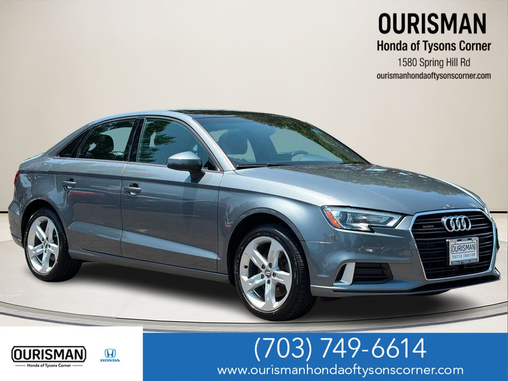 Monsoon Gray Metallic 2017 Audi A3 Sedan All-Wheel Drive 6-Speed Automatic