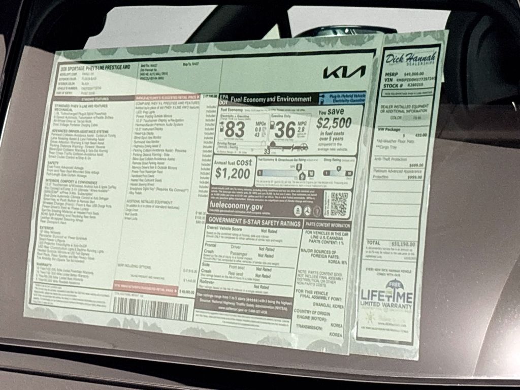 2026 Kia Sportage Plug-In Hybrid X-Line Prestige