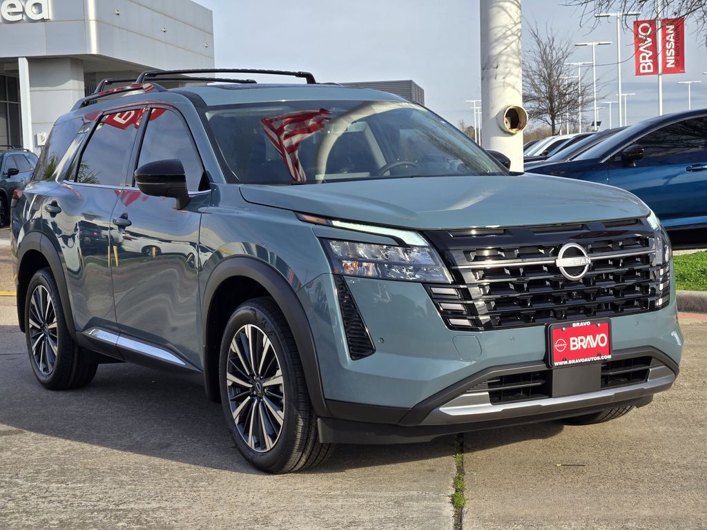 2026 Nissan Pathfinder Platinum Green at Bravo Nissan