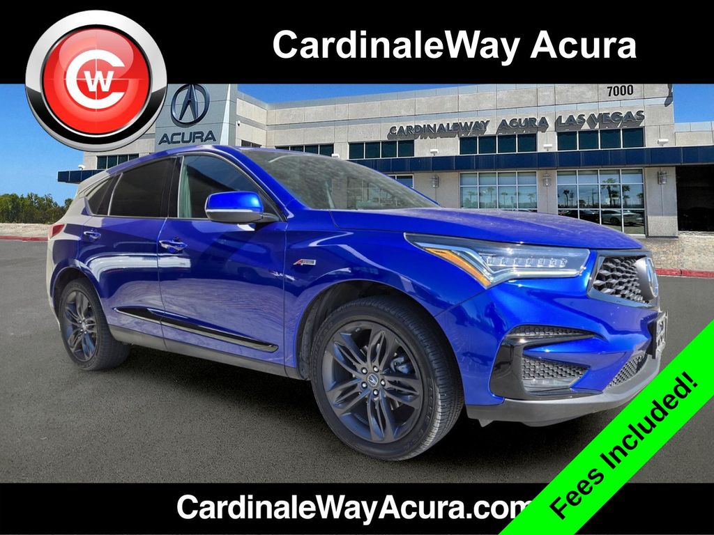 Apex Blue Pearl 2021 Acura RDX SH-AWD with A-Spec Package SUV / Crossover All-Wheel Drive Automatic