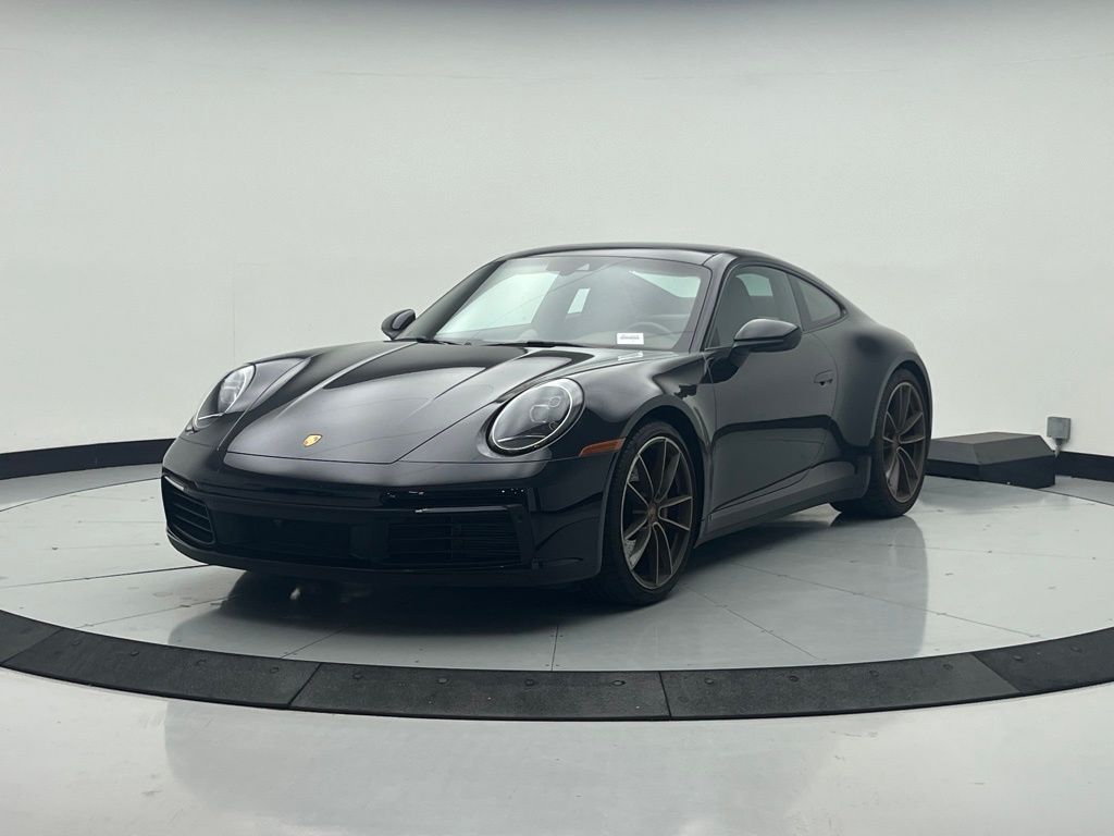 Jet Black Metallic 2024 Porsche 911 Carrera 4S Coupe AWD Coupe All-Wheel Drive 8-Speed Automatic