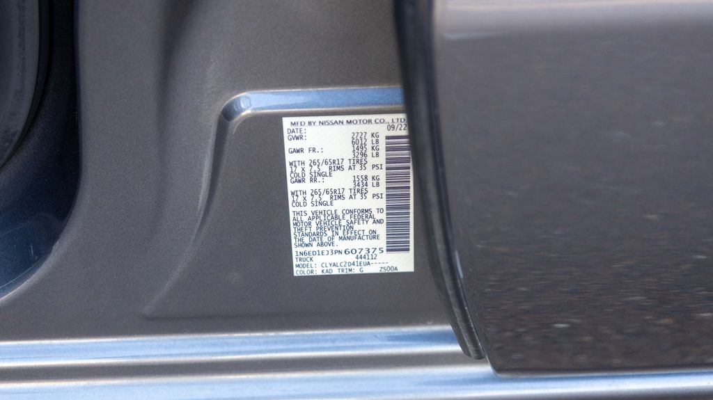 Used 2023 Nissan Frontier SV 4D Crew Cab