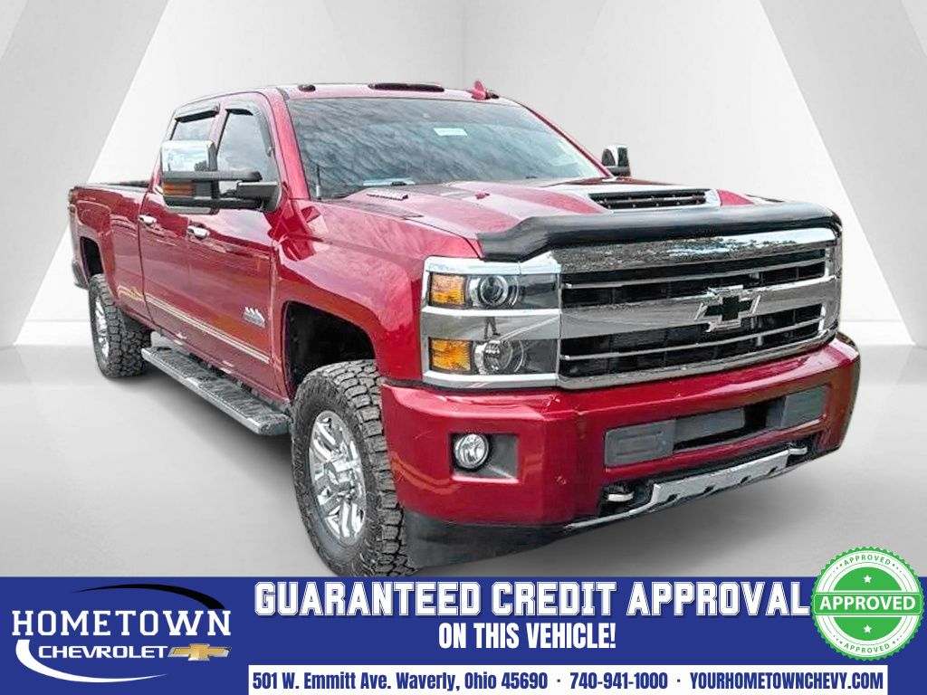 Cajun Red Tintcoat 2019 Chevrolet Silverado 3500HD Pickup Truck Four-Wheel Drive 6-Speed Automatic