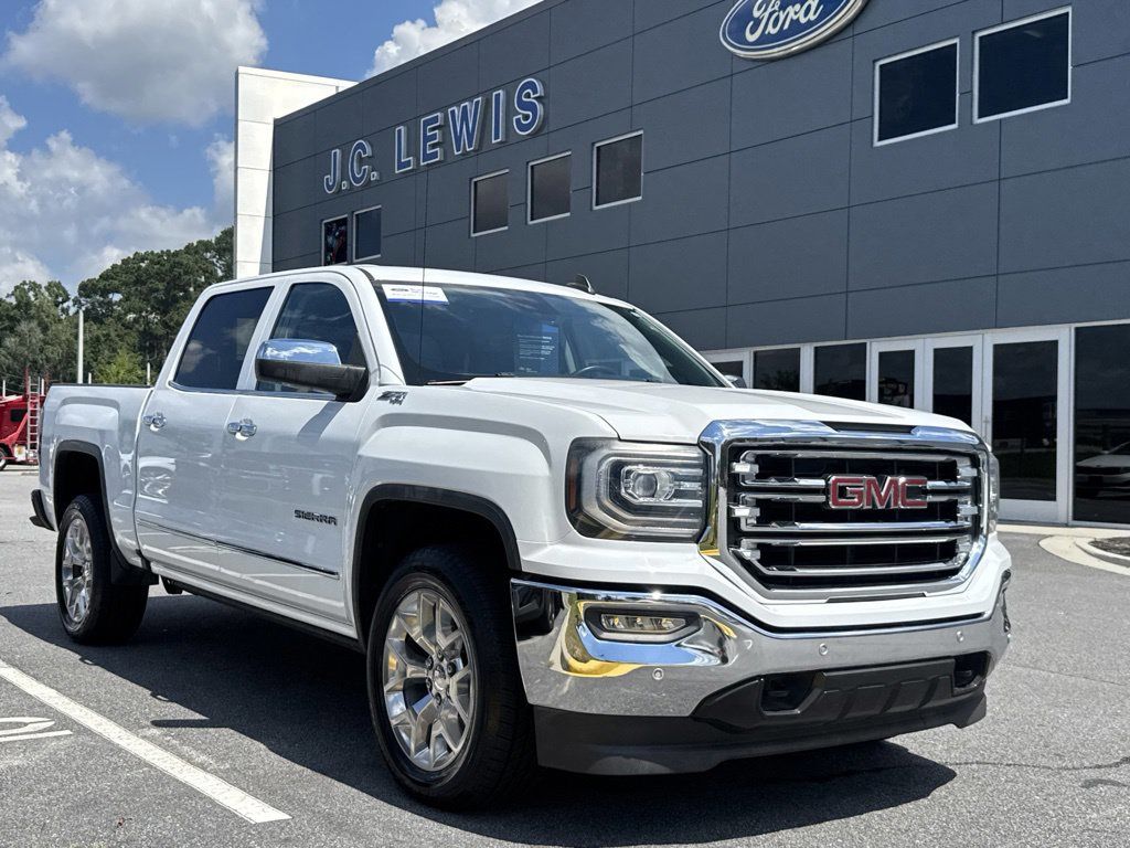 Summit White 2018 GMC Sierra 1500 Pickup Truck Four-Wheel Drive 8-Speed Automatic Overdrive