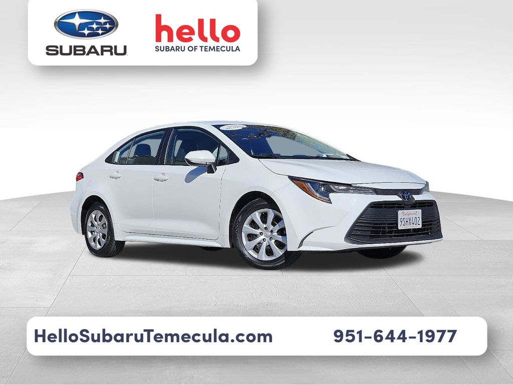 Ice Cap 2025 Toyota Corolla LE FWD Sedan Front-Wheel Drive Continuously Variable Transmission