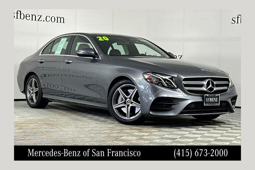 Gray (Selenite Grey Metallic) 2020 Mercedes-Benz E-Class Sedan Rear-Wheel Drive 9-Speed Automatic