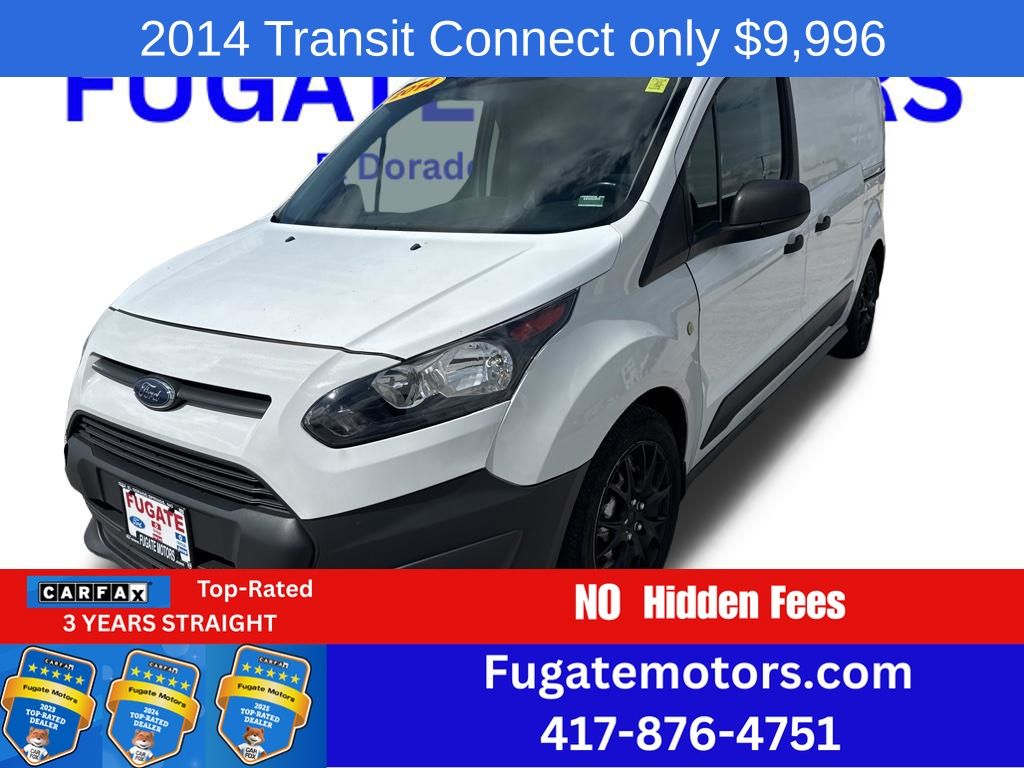 Frozen White 2014 Ford Transit Connect Cargo XL LWB FWD with Rear Cargo Doors Van Front-Wheel Drive 6-Speed Automatic