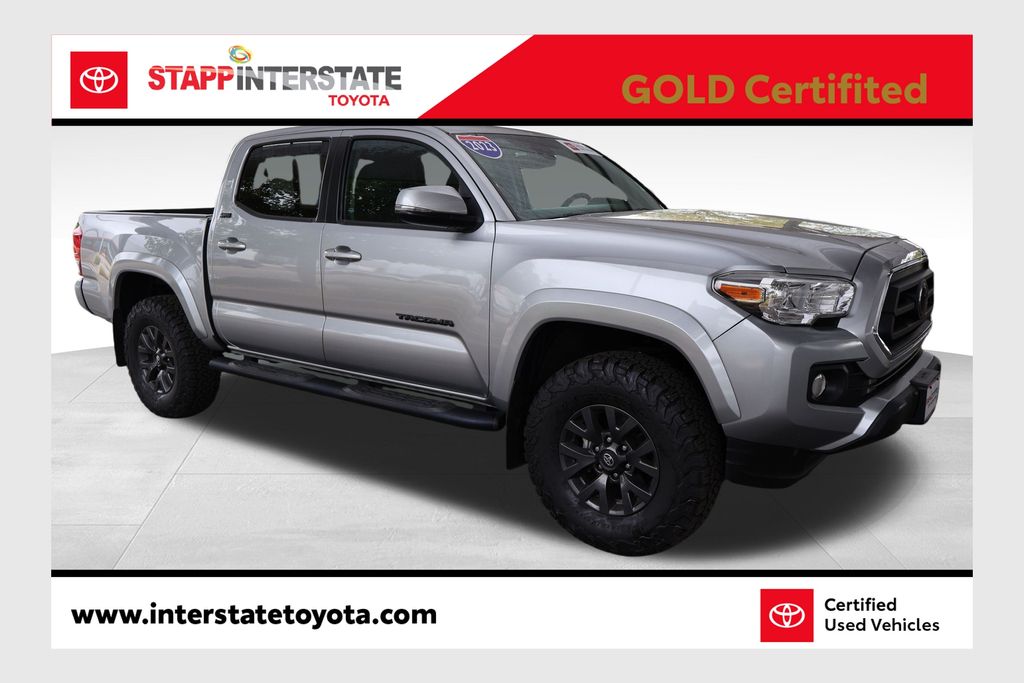Celestial Silver Metallic 2023 Toyota Tacoma Pickup Truck Four-Wheel Drive 6-Speed Automatic