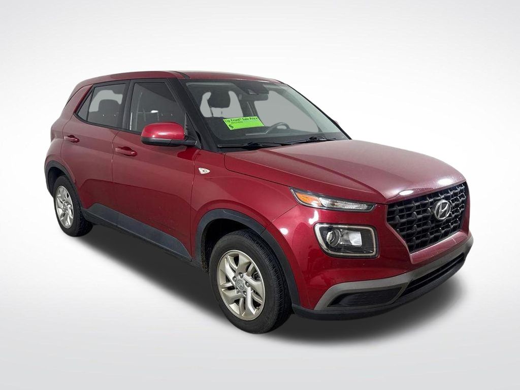 Scarlet Red Pearl 2021 Hyundai Venue SUV / Crossover Front-Wheel Drive Continuously Variable Transmission
