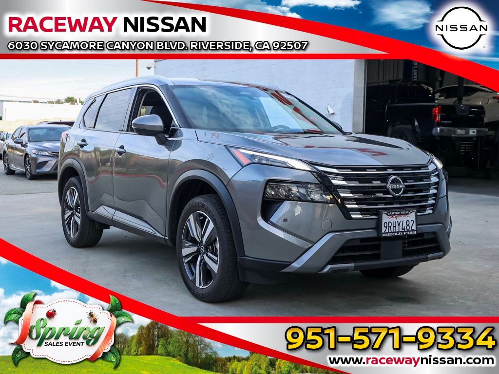 Gray (Gun Metallic) 2025 Nissan Rogue SL FWD SUV / Crossover Front-Wheel Drive Continuously Variable Transmission