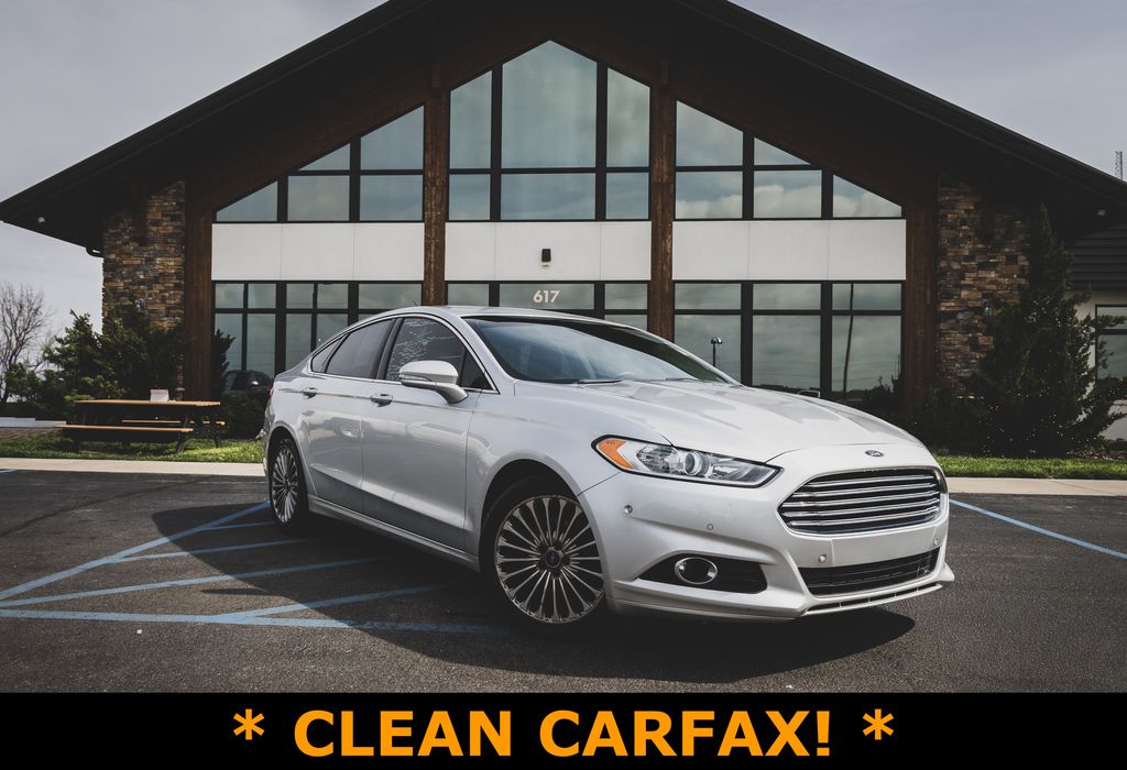 Ingot Silver 2014 Ford Fusion Titanium AWD Sedan All-Wheel Drive 6-Speed Automatic