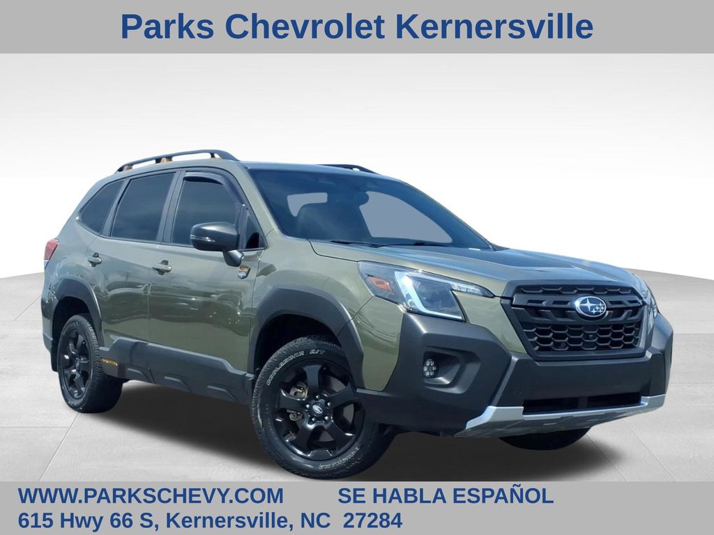 Green Metallic 2023 Subaru Forester SUV / Crossover All-Wheel Drive Continuously Variable Transmission
