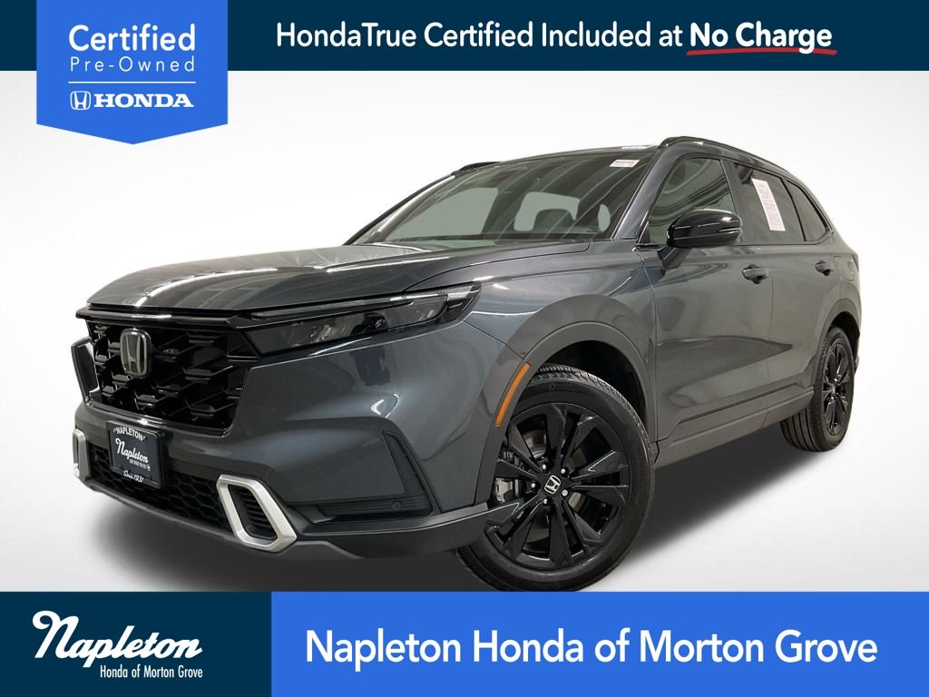 Meteorite Gray Metallic 2026 Honda CR-V Hybrid Sport Touring AWD SUV / Crossover All-Wheel Drive Continuously Variable Transmission