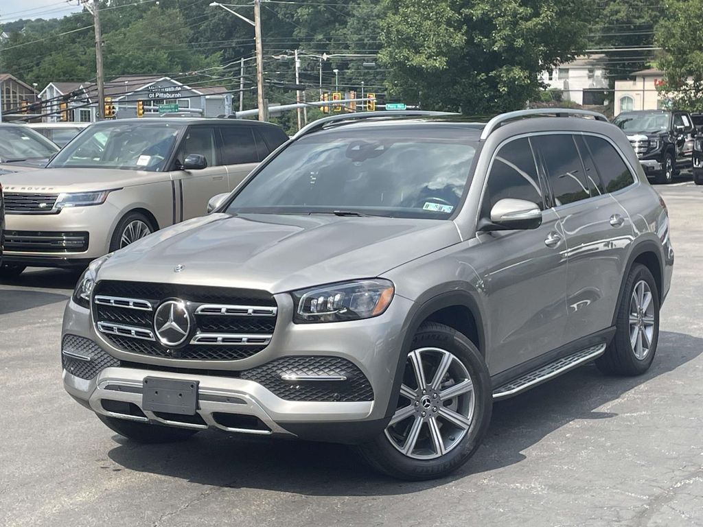 Mojave Silver Metallic 2021 Mercedes-Benz GLS SUV / Crossover All-Wheel Drive 9-Speed Automatic