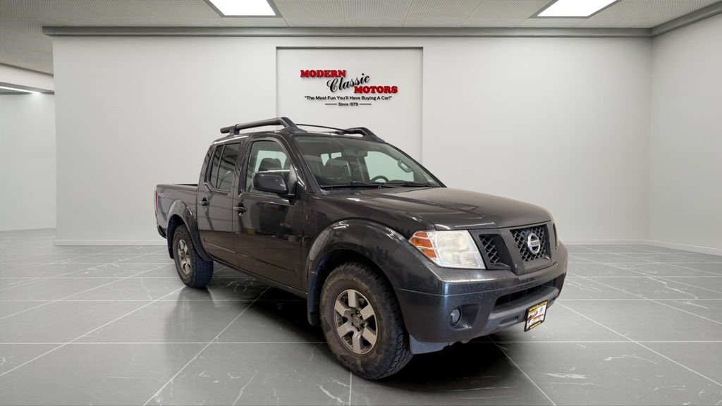 Night Armor Pearl/Mica 2012 Nissan Frontier PRO-4X Crew Cab 4WD Pickup Truck Four-Wheel Drive 5-Speed Automatic Overdrive