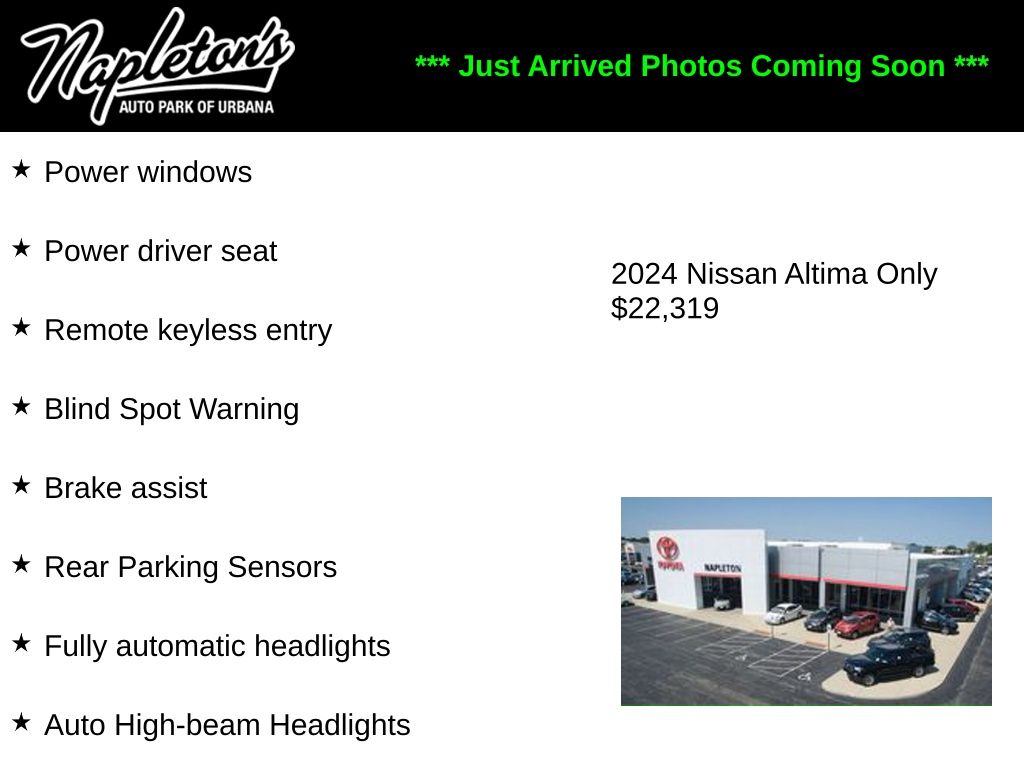 2024 Nissan Altima 2.5 SR FWD