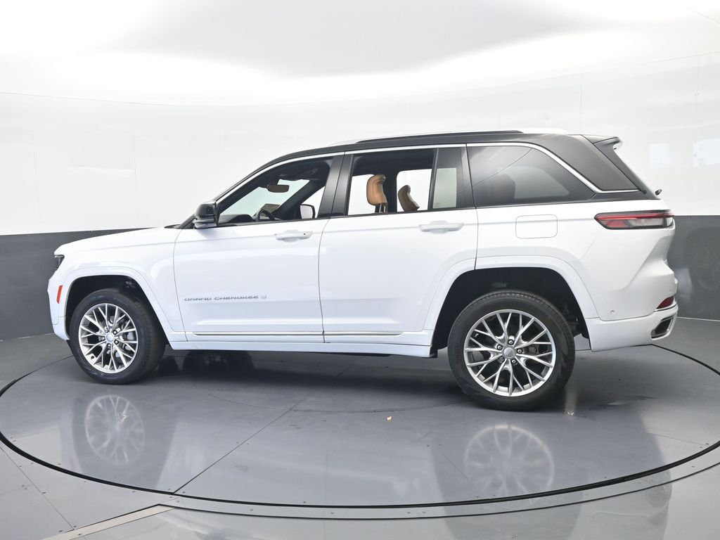 Used 2022 Bright White Clearcoat Jeep Summit image 3