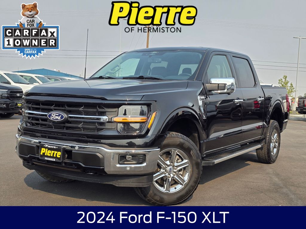Black Metallic 2024 Ford F-150 Pickup Truck Four-Wheel Drive Automatic