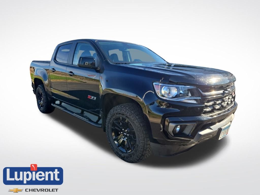 Black 2022 Chevrolet Colorado Pickup Truck Four-Wheel Drive 8-Speed Automatic