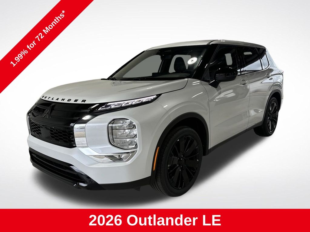 White 2026 Mitsubishi Outlander SUV / Crossover Front-Wheel Drive Continuously Variable Transmission