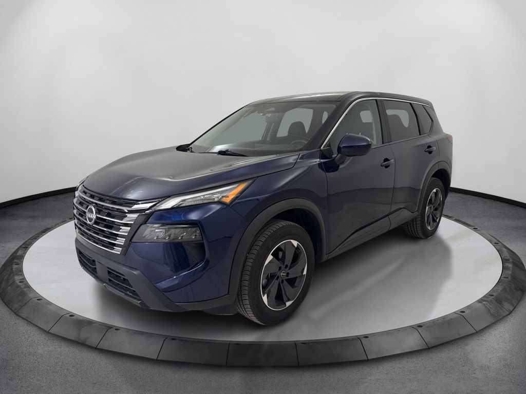 Deep Ocean Blue Pearl 2025 Nissan Rogue SUV / Crossover All-Wheel Drive Continuously Variable Transmission