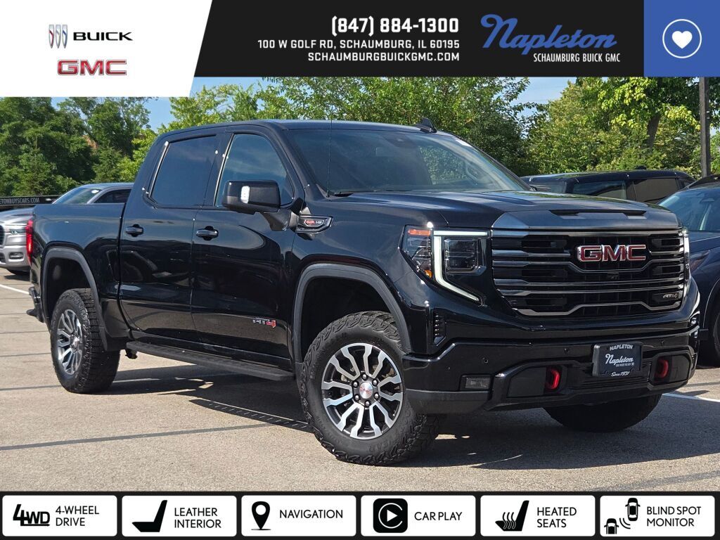 Onyx Black 2023 GMC Sierra 1500 Pickup Truck Four-Wheel Drive Automatic
