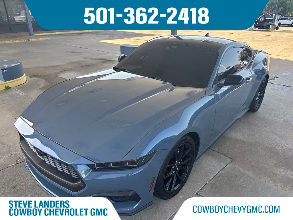 Vapor Blue 2025 Ford Mustang Coupe Rear-Wheel Drive Automatic