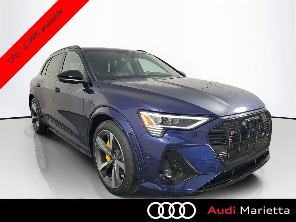 Navarra Blue Metallic 2022 Audi e-tron S Premium Plus quattro AWD SUV / Crossover All-Wheel Drive Automatic