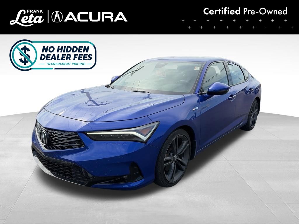 Apex Blue Pearl 2025 Acura Integra Hatchback Front-Wheel Drive Continuously Variable Transmission