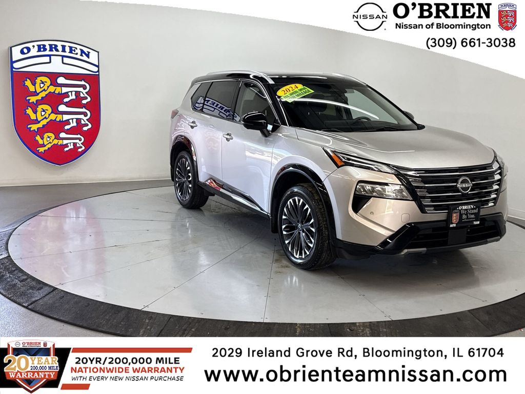 Champagne Silver Metallic 2024 Nissan Rogue SUV / Crossover All-Wheel Drive Continuously Variable Transmission