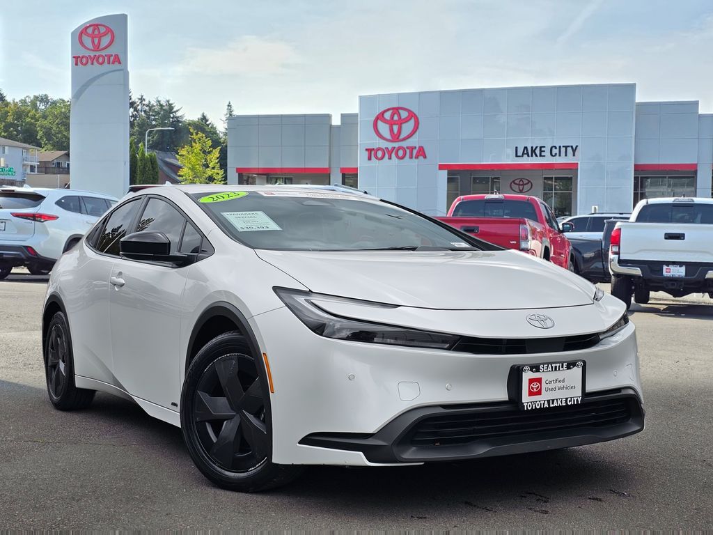 2023 Toyota Prius Pearl Hatchback Tracción en las cuatro ruedas Transmisión variable continua