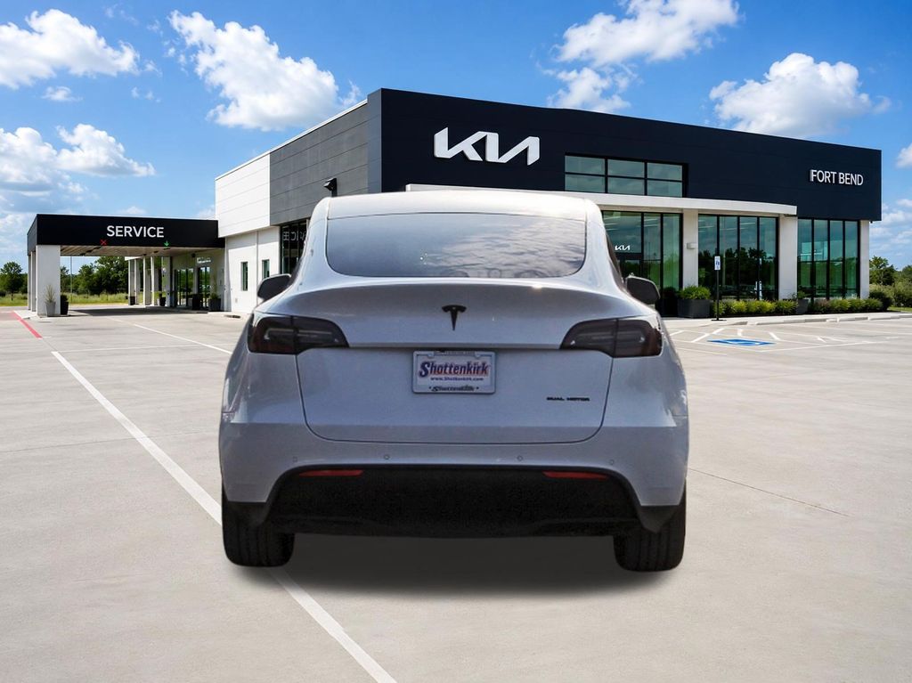 2020 Tesla Model Y Long Range White at Shottenkirk Kia Fort Bend