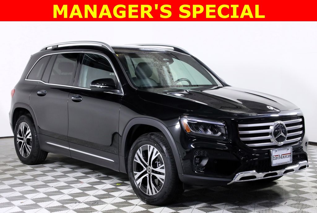 Night Black 2025 Mercedes-Benz GLB SUV / Crossover All-Wheel Drive 8-Speed Dual Clutch