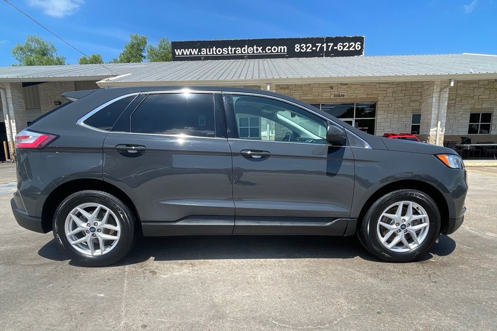 2021 Ford Edge SEL Gray at DeMontrond Ford