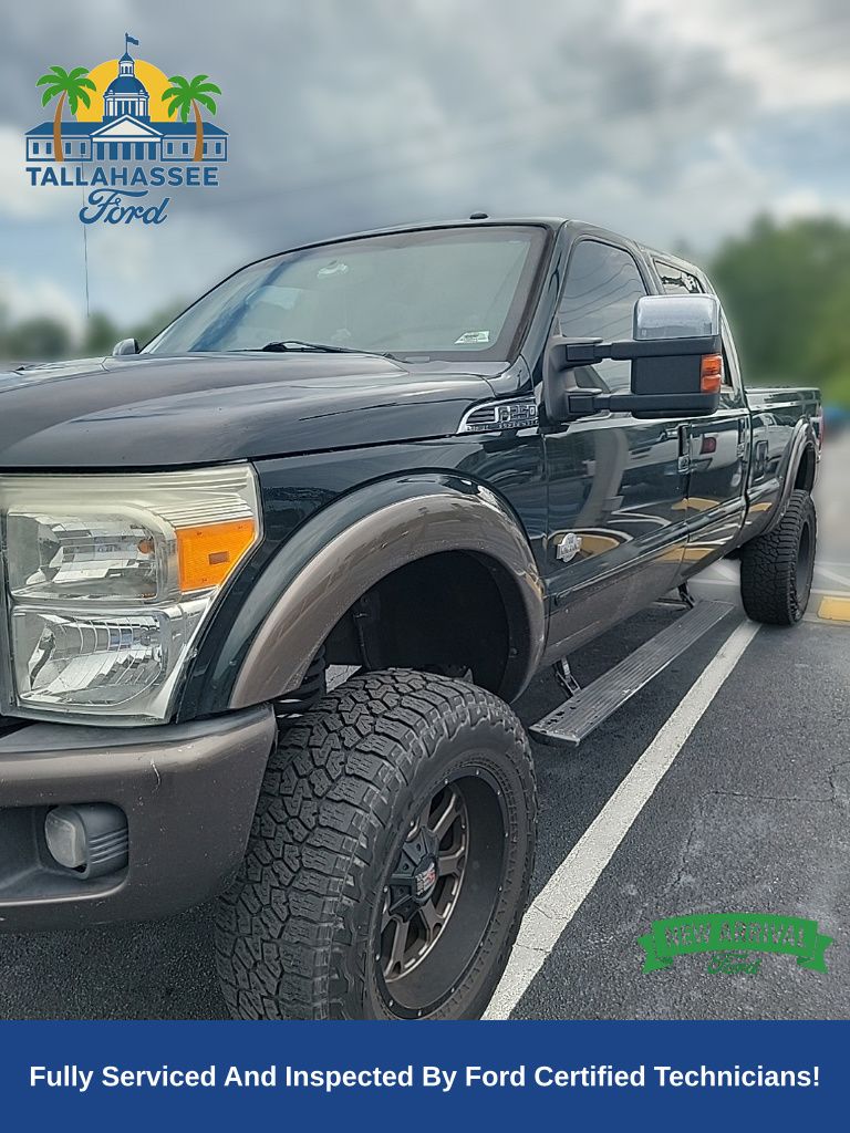 Green Gem Metallic 2015 Ford F-250 Super Duty Pickup Truck Four-Wheel Drive 6-Speed Automatic Overdrive
