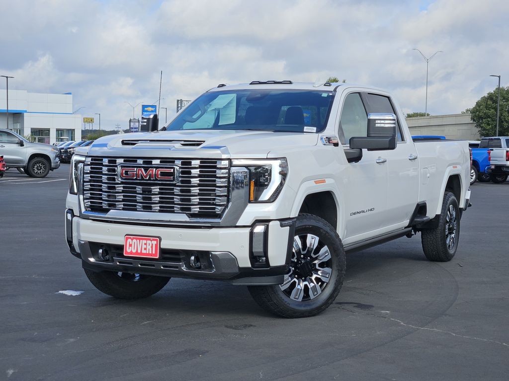 White Frost 2024 GMC Sierra 3500HD Pickup Truck Four-Wheel Drive Automatic