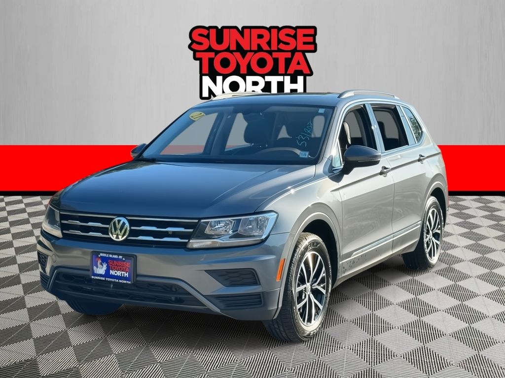 Used 2021 Volkswagen Tiguan SE with VIN 3VV2B7AX3MM143407 for sale in Middle Island, NY