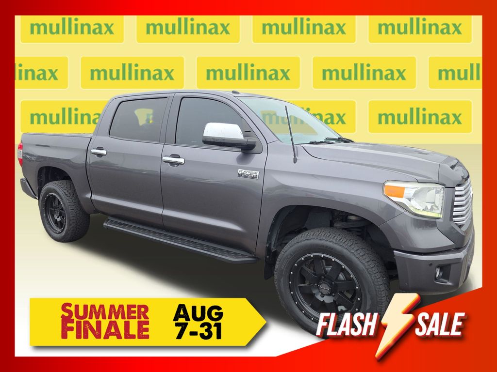 Magnetic Gray Metallic 2015 Toyota Tundra Pickup Truck Four-Wheel Drive 6-Speed Automatic Overdrive